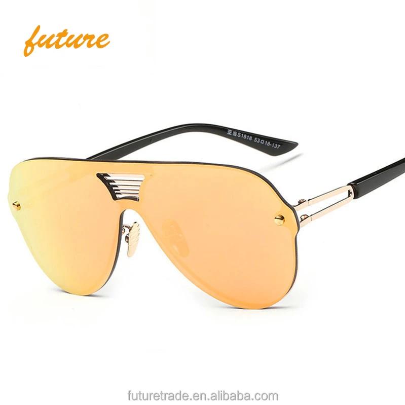 

New Fashion Oversized Shield Style POLARIZED Sunglasses Goggles Cool Brand Design Windproof Sun Glasses Oculos De Sol, Grey sliver brown purple colors