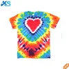 Wholesale Custom Unisex 100%cotton Tie Dye Eco-friendly T-shirt Fashion Screen Printing Tee