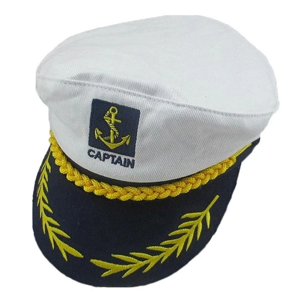 Wholesale Oem Personalized Unisex Captain Sailor Hats Custom Sailor ...