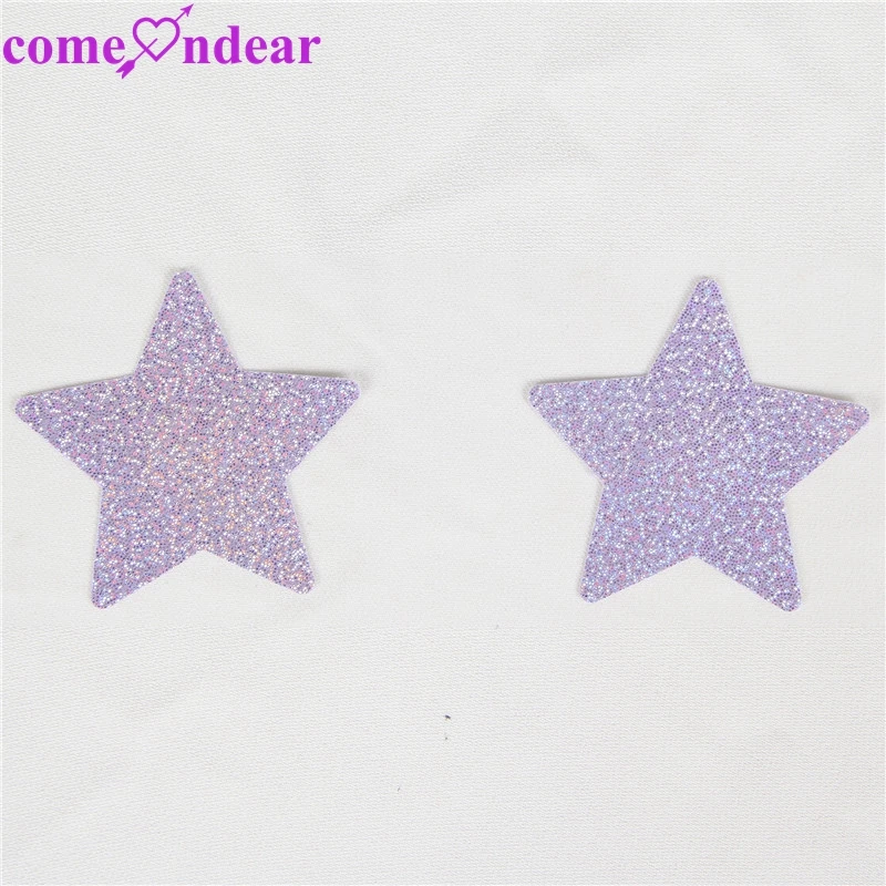 

Wholesale Star shaped sequins Pasties Sexy Nipple Cover, Pink