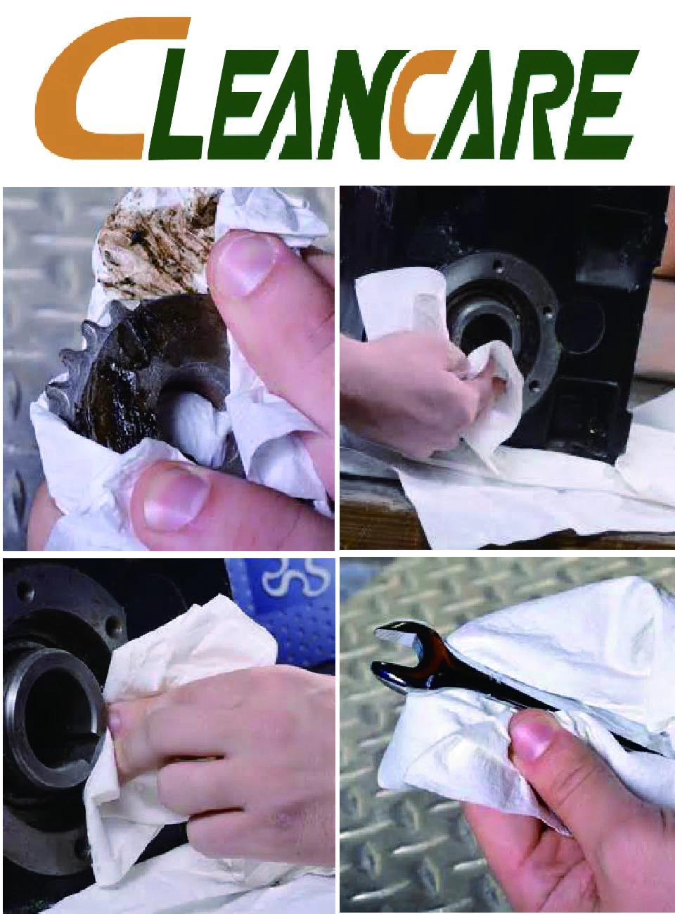 Perforated Easy Tear Off Disposable Electronic Industrial Cleaning Wipe