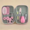 Fantastic Quality 8pcs Kids Manicure Set Baby Nail Care Kit in Zipper Bag Pouch Case