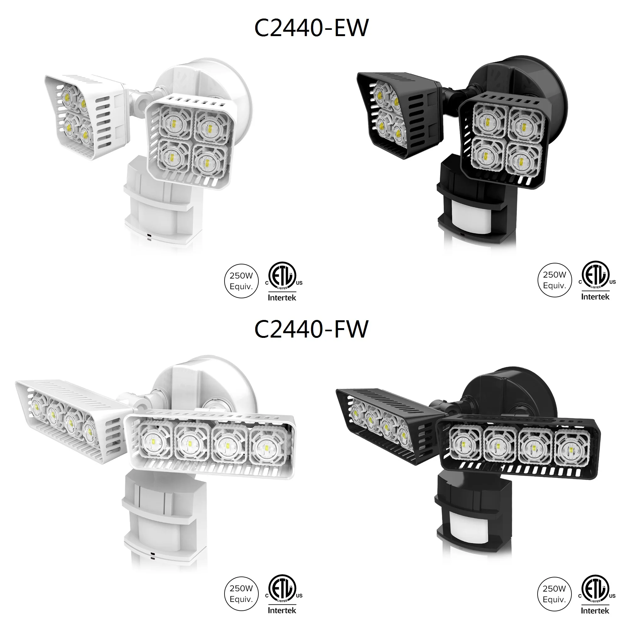 18W 27W 36w LED Security Light Outdoor Amico Motion Sensor Light Outdoor 3400LM 5000K Waterproof IP65 Adjustable Floodlight