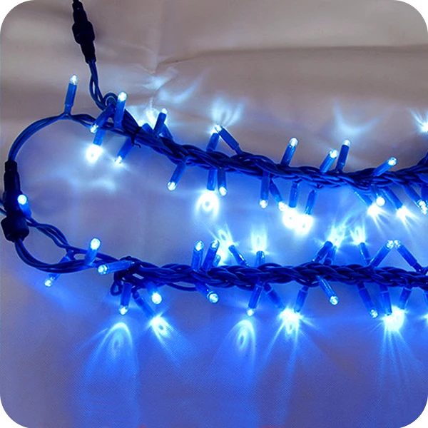 IP65 decor home blue blister outdoor christmas light chain led fairy lights