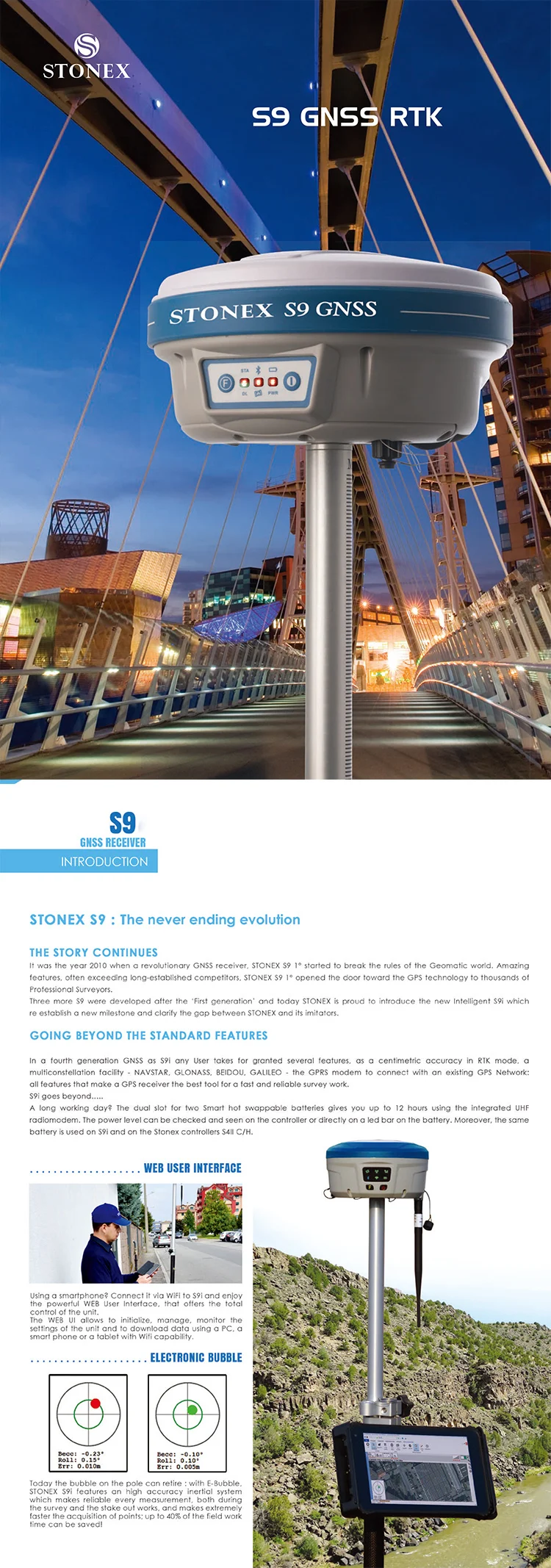 Stonex S9 GNSS Receiver