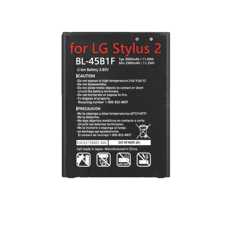 

Manufacturer Original Mobile Phone Rechargeable Battery for LG Stylus 2 2plus 3 Qstylus