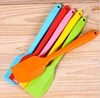 High temperature resistant Candy color food grade silicone butter scraper cream spatula Baking andPastry Spatulas