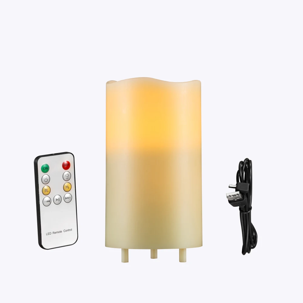 

LED Light BT Music Speaker Wax LED Candle Light