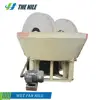 Double roller wet pan gold mill floating round grinding machine for ore benefication