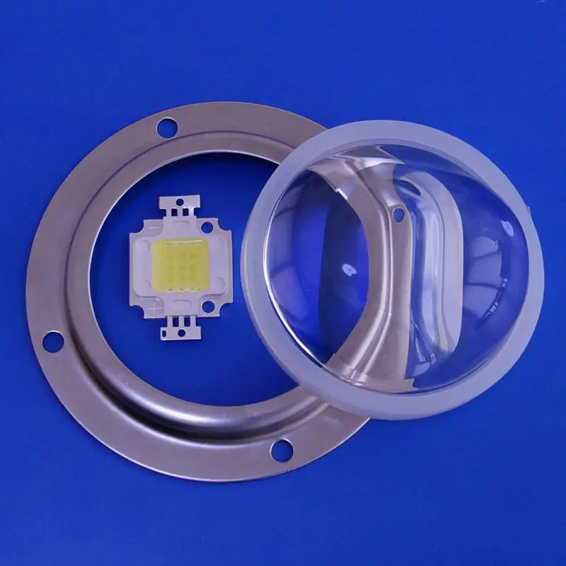 56mm 10w 20w 30w Led Glass Optical Lens For Cob Leds Buy Glass