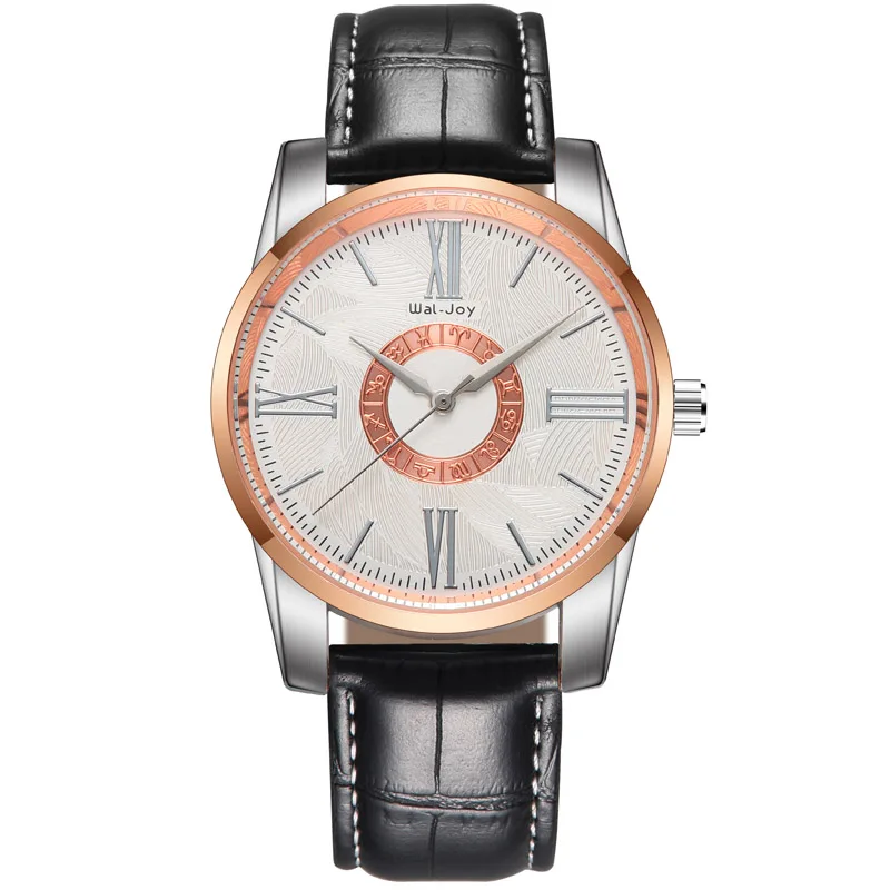 

WJ-8106 Fashionable Simple Men's Watch Waterproof High-quality Quartz watch High-grade Low MOQ OEM watch, Mix