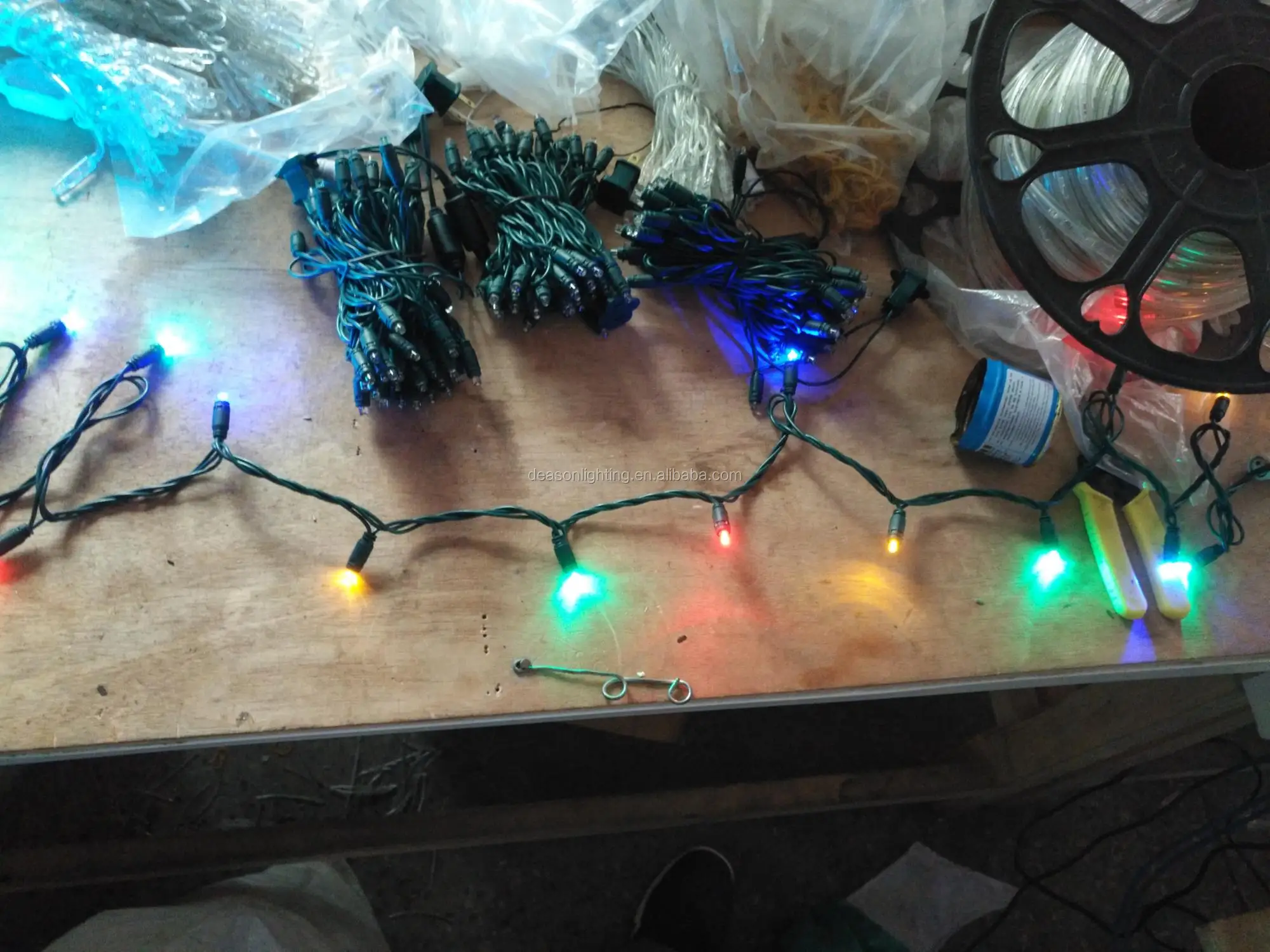 Commercial Grade Led 5mm Mini Warm White Christmas String Lights With