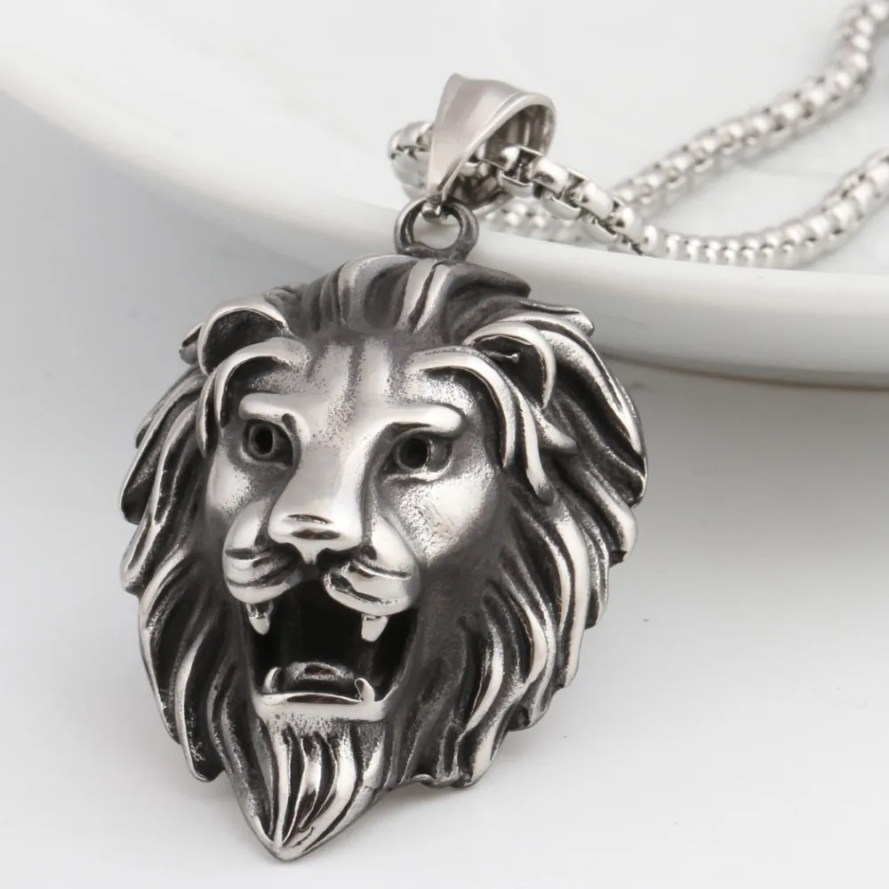 Серебряная подвеска «Лев»