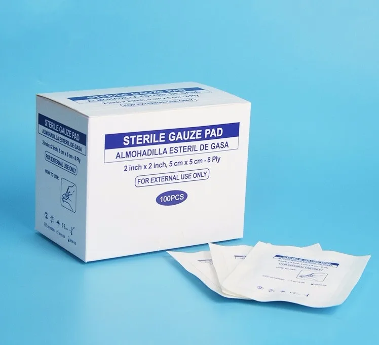 Ce Certificates Large 2x2 Sterile Gauze Pads Swab Buy Gauze Swab