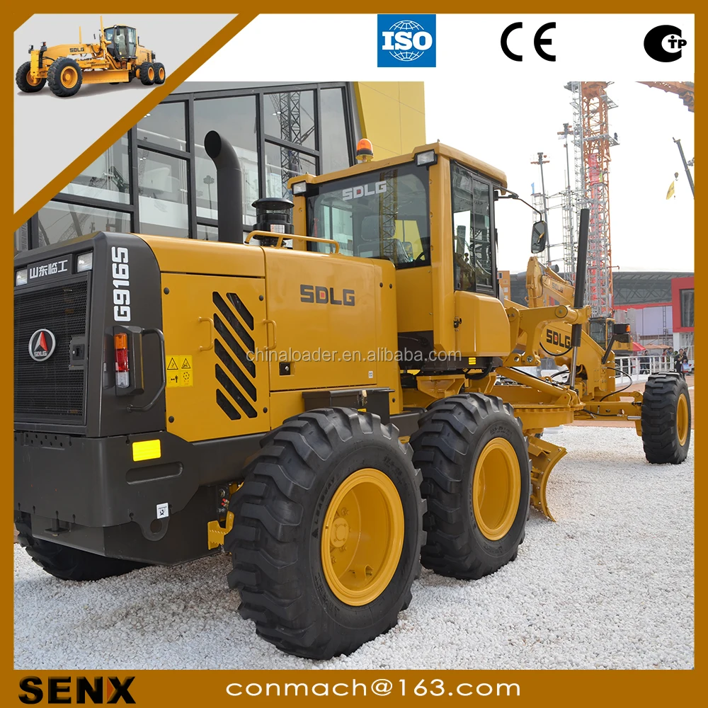 Cina G9165 Motor Grader Cina 165hp Motor Grader Untuk Dijual