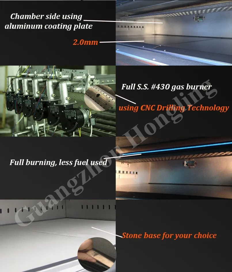 Commercial Gas 2 Deck 4 Tray Bakery Oven Price in Philippines, View