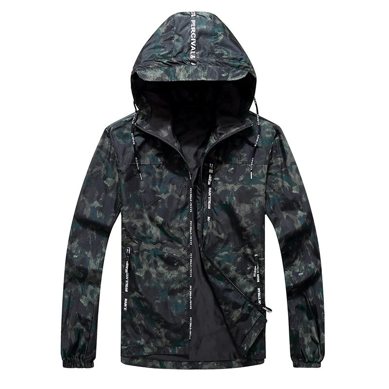 mens waterproof camo jacket