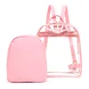 teenage girl promotion bag back pack school transparent jelly waterproof backpack pvc