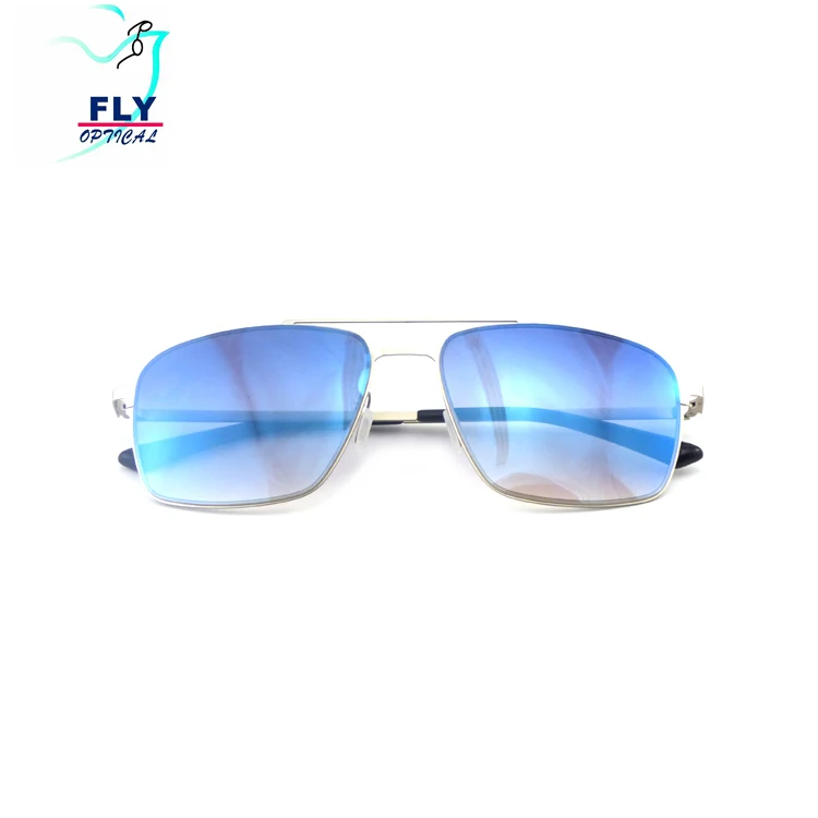 

hot sale customer logo square gradient color nylon lens sunglasses for men