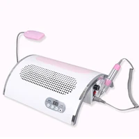 

Salon Beauty 35000 RPM Pro Nail Drill Bits Dust Collector Desk Lamp 6 in 1 Nail machine