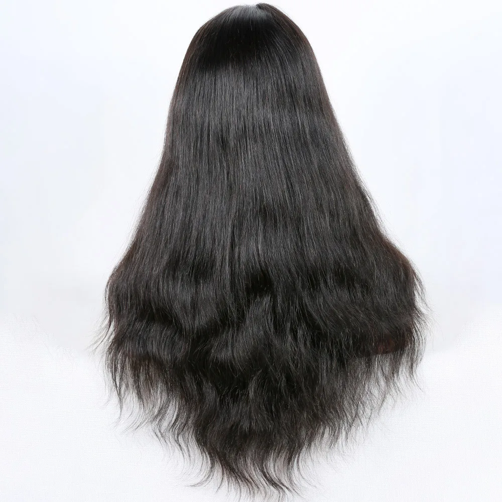 

Premier Middle Part 180% Density Virgin Indian Remy Hair Unprocessed Silk Base Lace Front Wig