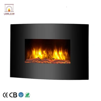 New Design 23 Wall Mounted Tempered Glass Electric Fireplace With