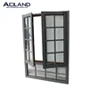 Aluminium black grill bar casement glass window design for house project China manufacturer meeet AS2047 Australia