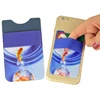 Customized non-slip cartoon microfiber phone card holder pocket