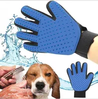 

Pet Grooming Glove Hair Remover Mitt Gentle Deshedding Brush and Massage Tool for Dog Cat Horses with Long Short Fur