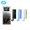 China handsfree and handset Cat5 one cable/4+2 wire audio door phone non visible intercom system for multi apartments