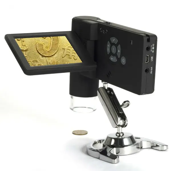 mini protable lcd digital microscope