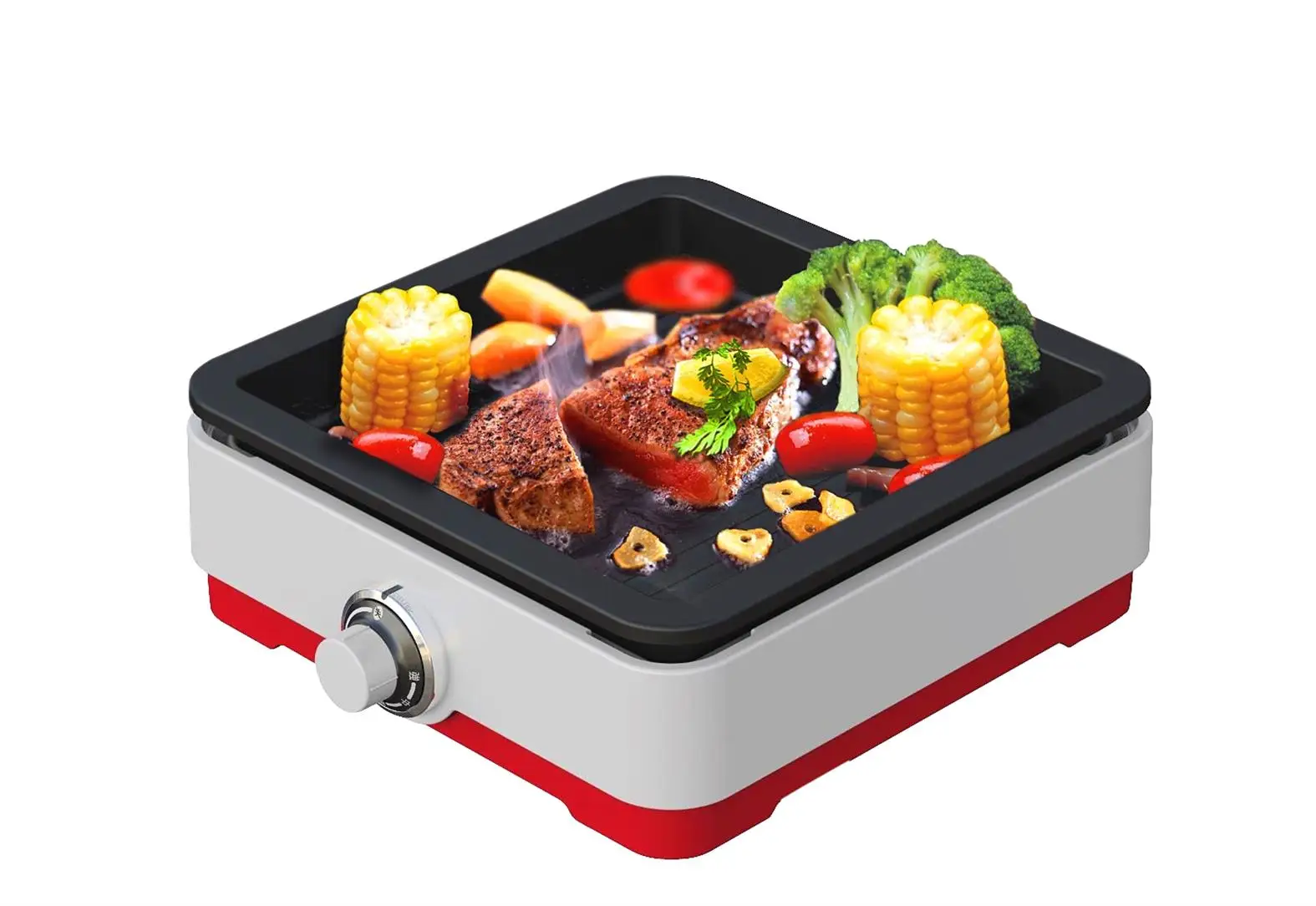 Kc Cert Multi Function Electric Grill,Frying Pan And Hot Pot,Electric