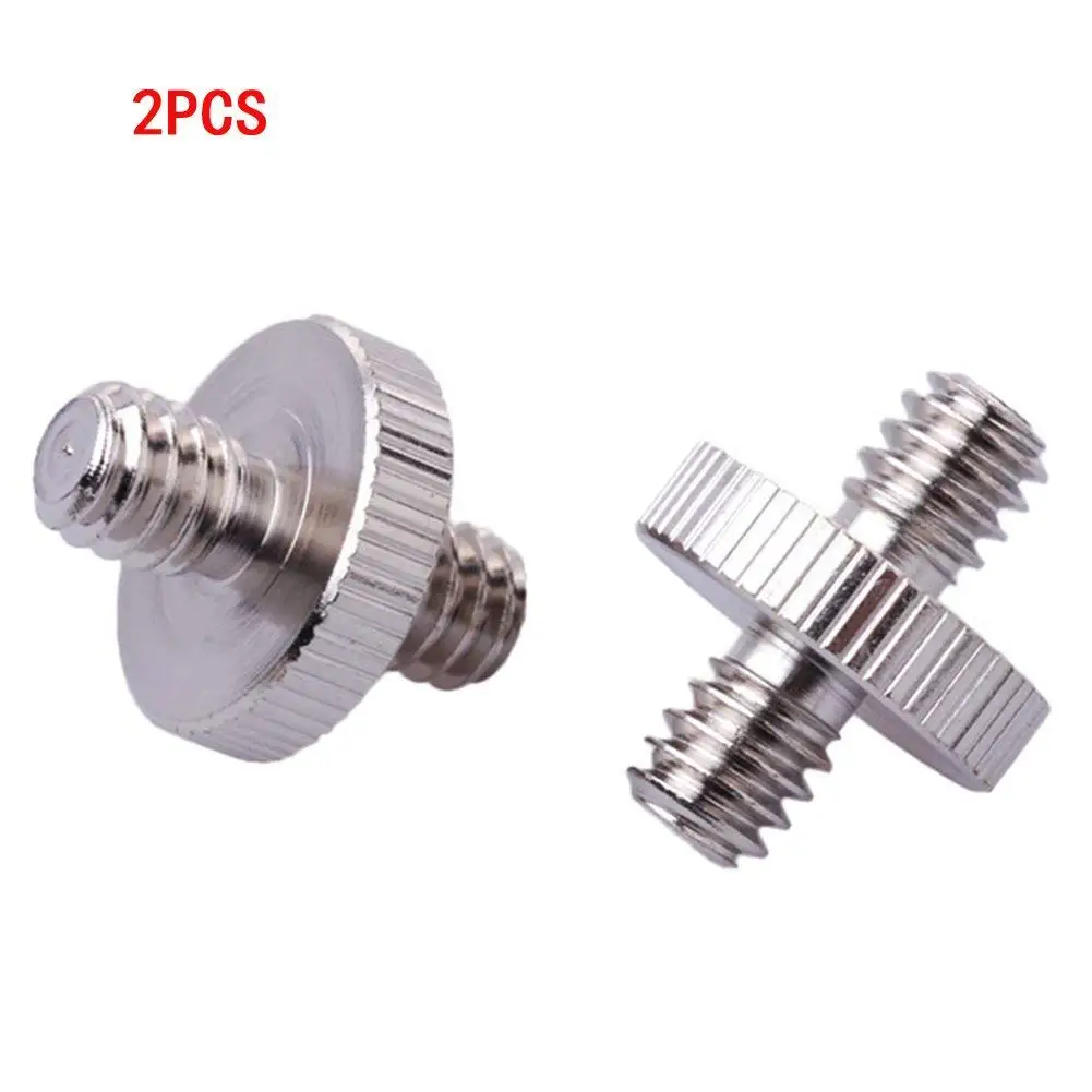 Standard 1/4 Male to 1/4 Male Threaded Camera Screw Adapter Convertor