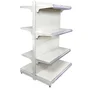 Wholesale double-sided metal supermarket shelves wire snack display rack