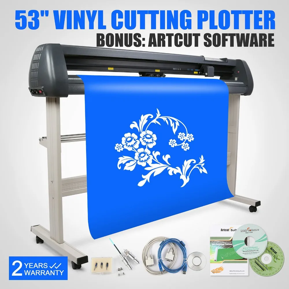 Vinyl Snijplotter 53 "vinyl Snijden Plotter Software 3 Blades Sticker Cutter Cut Functie Buy