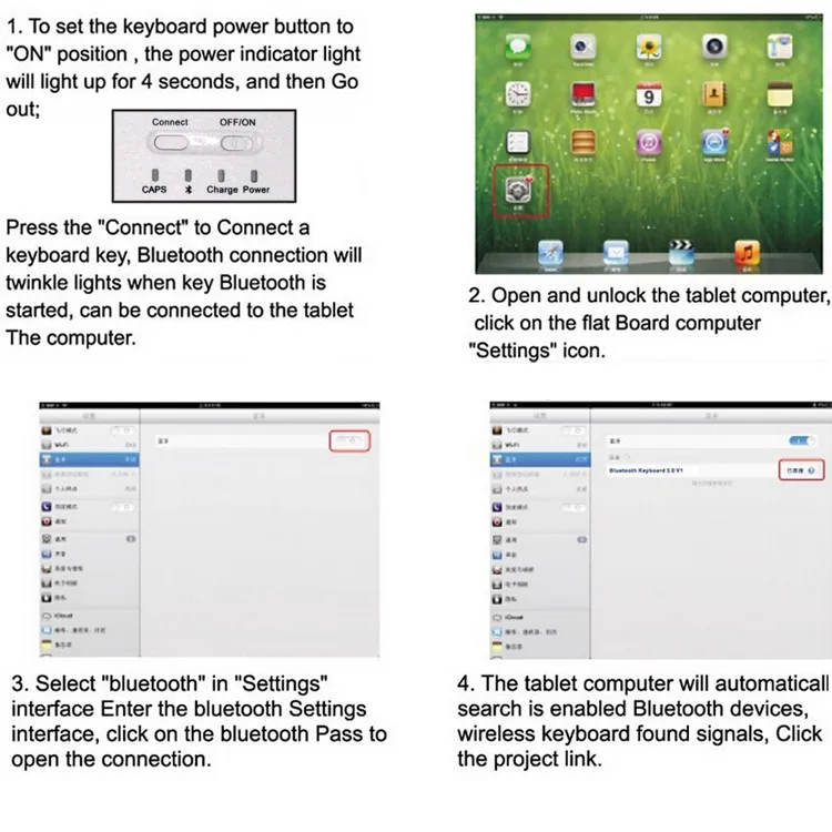 Bcm20730 Bt 3.0 78kyes Abs Wireless Bluetooth Keyboard For Imac A1314