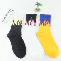 

Cute korean flame pattern socks hipster thermo socks unisex huff socks