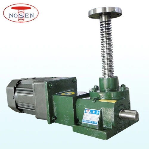 customize electric hydraulic floor screw jack 20T with motor 