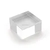 Clear/Transparent Solid Acrylic/Lucite Jewellery Display Block H50 x W75 x D75 mm