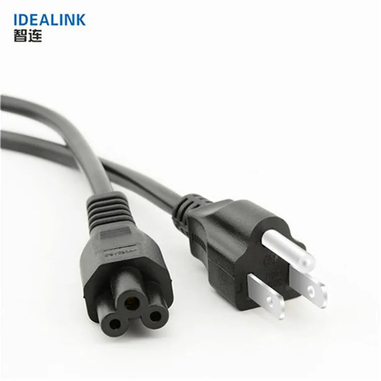 Hembra UL aprobado 10A 250VAC C13 tipo Enchufe de 3 polos envuelto IEC Cable