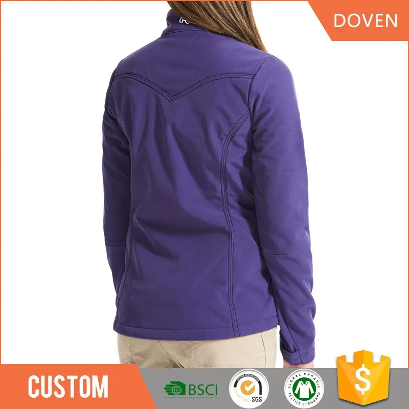 Women factory direct softshell jacket polar fleece jacket