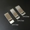 High Quality Stainless Steel Metal Money Clip Fashion Simple Silver Dollar Cash Clamp Holder Wallet for Men