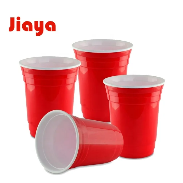 16 oz plastic red cup, beer pong cup,disposable cups