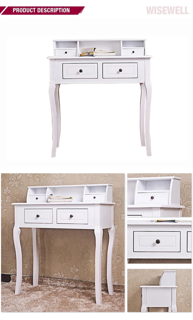 Factory supply Elegant Durable Comfortable Beautiful Home Decoration Wood Vanity Table Dressing