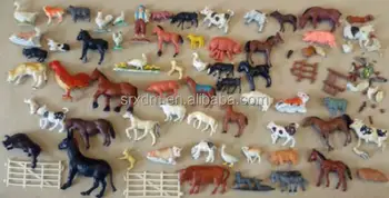 vintage plastic farm animals