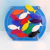 Custom Beautiful Acrylic Perspex Reward Chart with fish tokens for kids