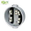 100A Electrical Round Energy Meter Base / Wall Meter Socket for Watt Meter