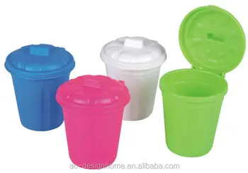 Fuchsia Turquoise Lime Green Orange 0 32l Round Mini Plastic Trash