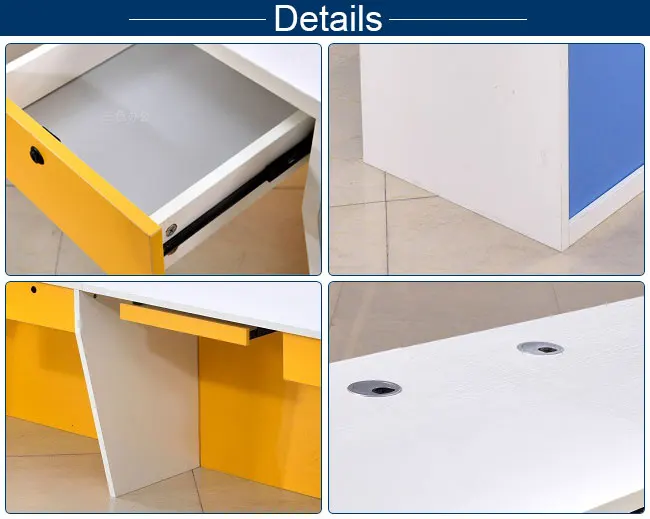 Reception Office Table Counter Modern Cheap Beauty Nail Salon Reception Desk