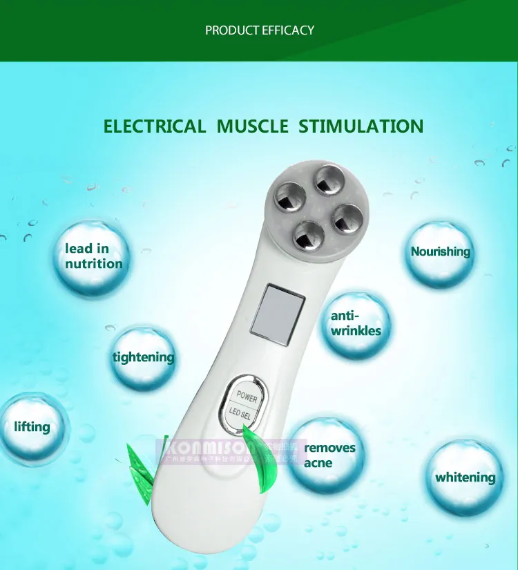 Handheld Mesotherapy Electroporation RF Face Beauty Device